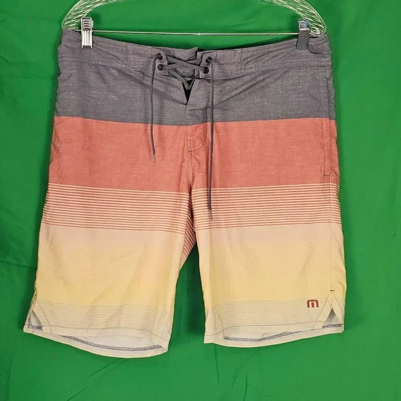 Travis Mathew Mens Swim Trunks‎ Board Shorts 32 - Picture 1 of 5